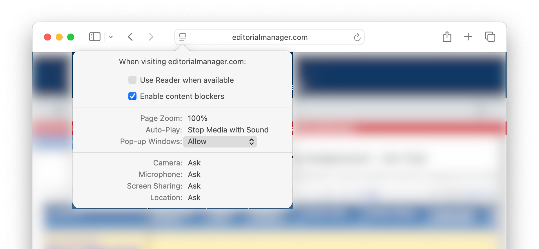 Safari Screenshot